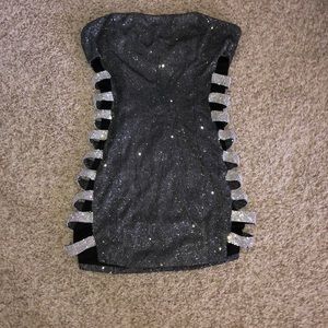 Luxxel Sparkle Strapless Cutout